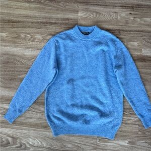 Primark Men's Light Blue Crewneck Sweater